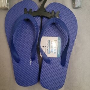 Max Adams Blue Flip Flops, Size S